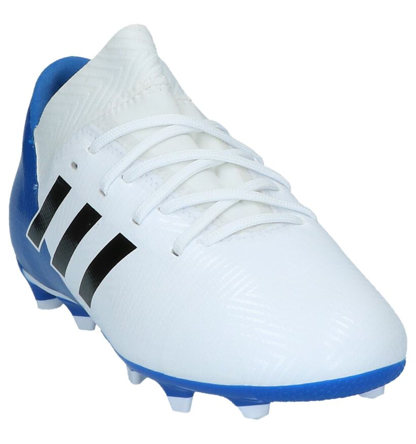 Witte Voetbalschoenen adidas Nemeziz Messi 18.3 in stof (235104)