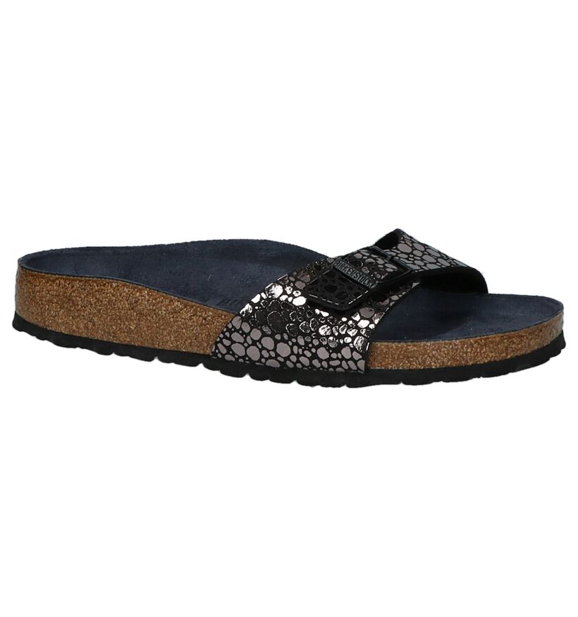 Birkenstock Madrid Zwarte Slippers voor dames (302977)