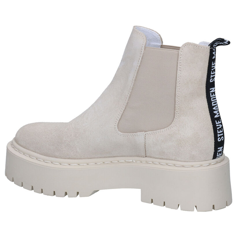 Steve Madden Veerly Beige Boots in nubuck (300600)