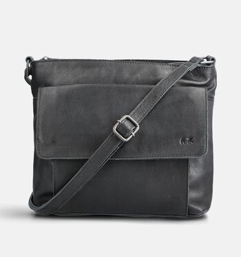 Bear Design Crossbody tassen Zwart/Cognac/Bruin/Blauw
