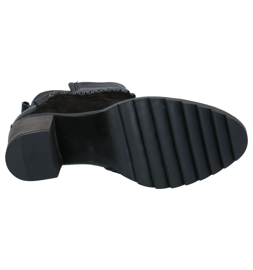 Baboos Bottillons à talons en Noir en cuir (263592)