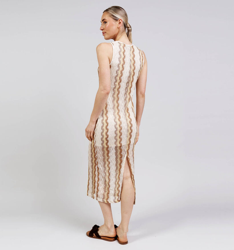 Vero Moda Teresa Tigers Eye Robe en Beige pour femmes (369382)