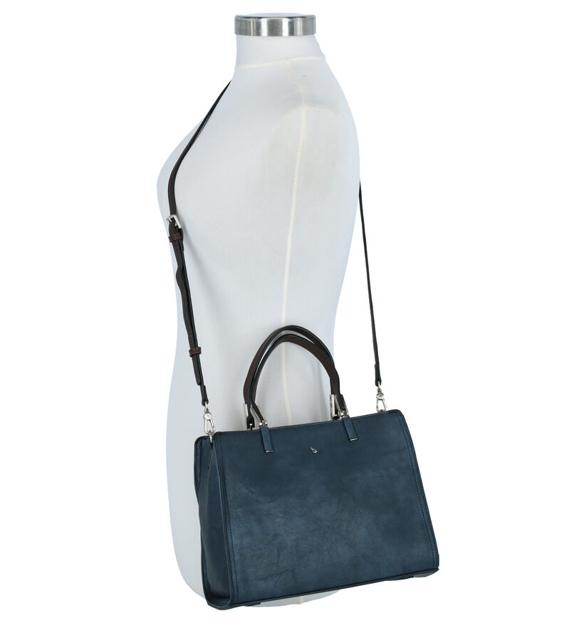 Abbacino Langarita Sac à Main en Bleu en simili cuir (262532)