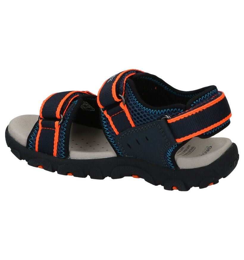 Geox Strada Zwarte Sandalen voor jongens (291777)