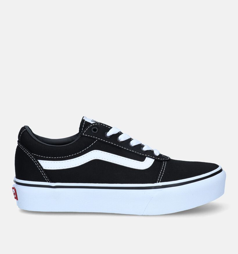 Vans Ward Platform zwarte Skate sneakers voor meisjes (327970)