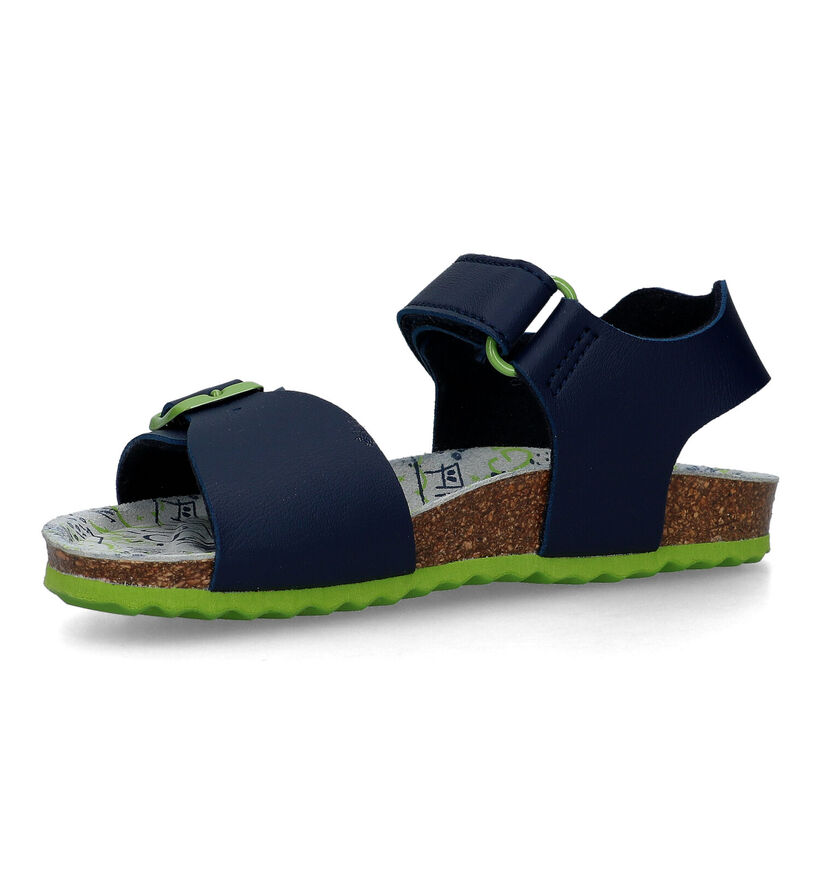 Geox Ghita Sandales en Bleu en simili cuir (326597)