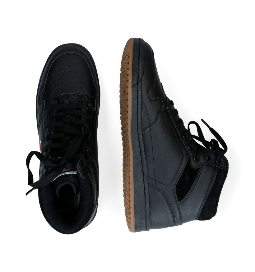 Champion New York Mid Blauwe Hoge Sneakers in kunstleer (294591)