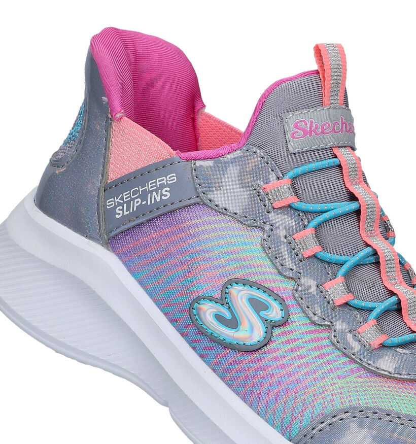 Skechers Dreamy Lites Baskets en Gris en textile (319544)