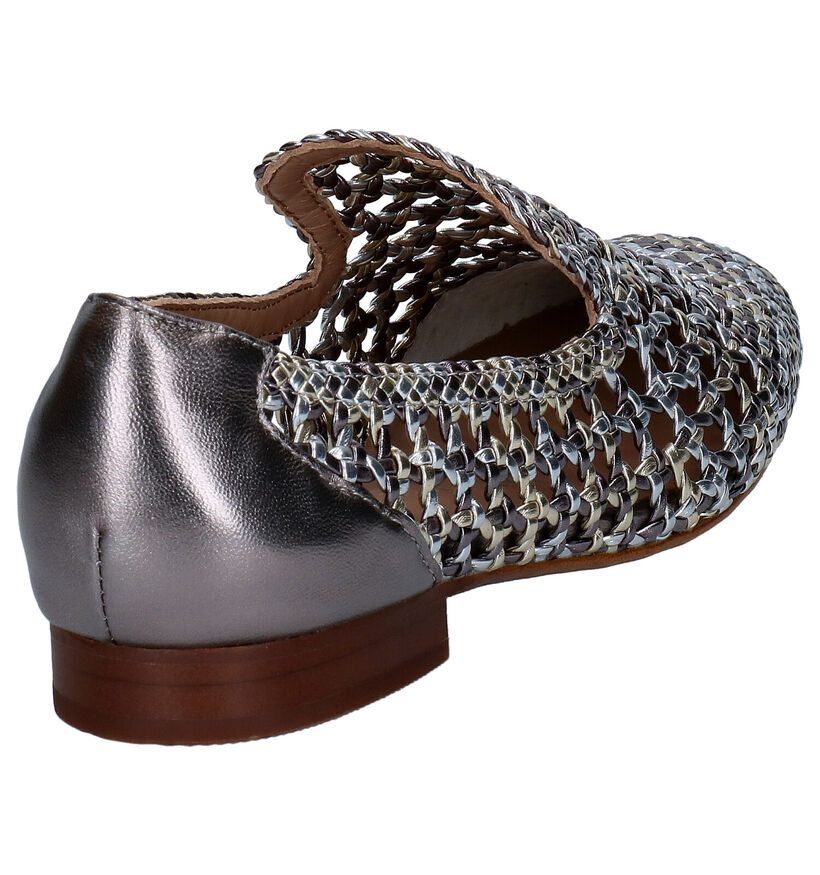 Pedro Miralles Zilveren Loafers in leer (273087)