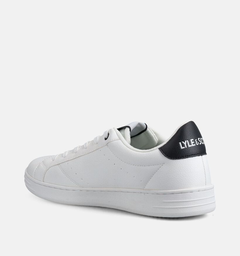 Lyle&Scott Elgin Witte Sneakers voor heren (369045) - geschikt voor steunzolen