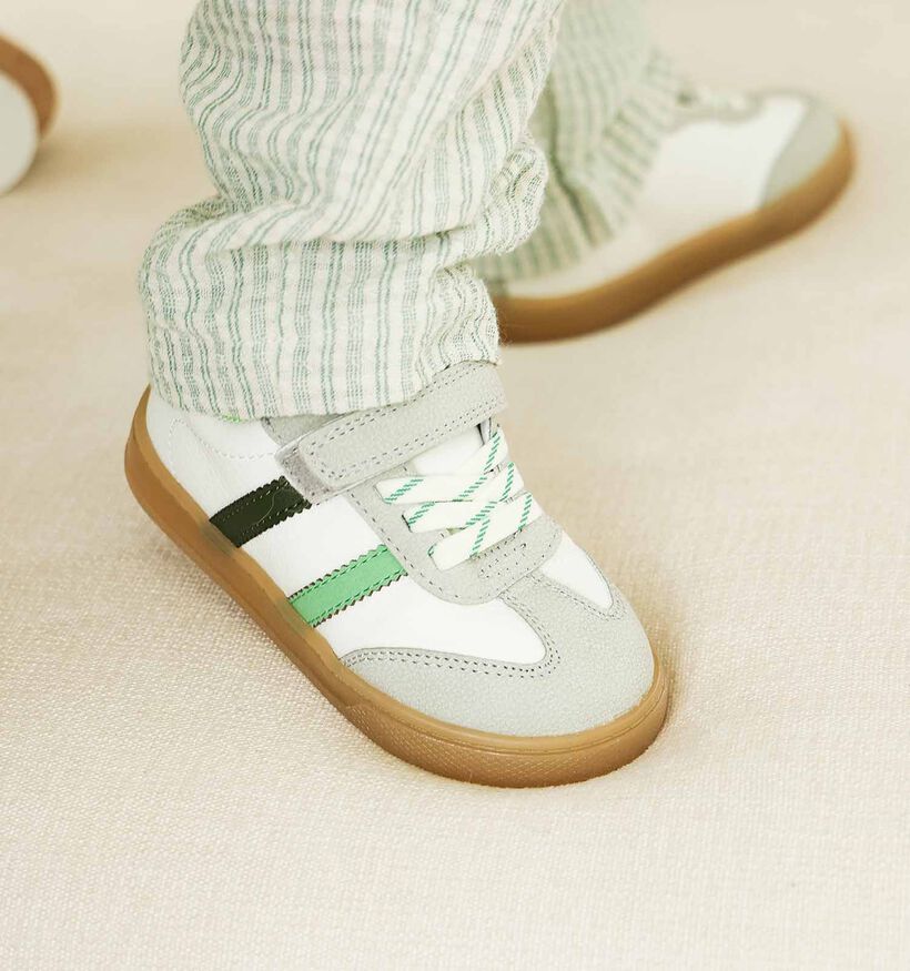 Milo & Mila Chaussures pour bébé en Blanc pour garçons (354425) - pour semelles orthopédiques