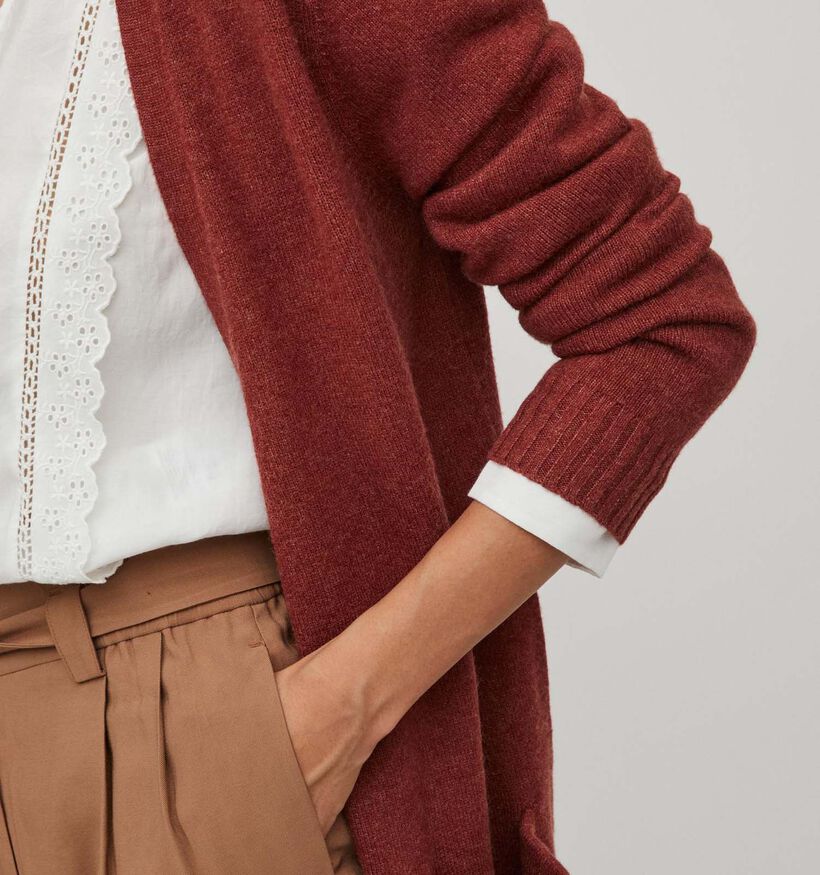 Vila Ril Open Rode Knit Cardigan voor dames (328847)