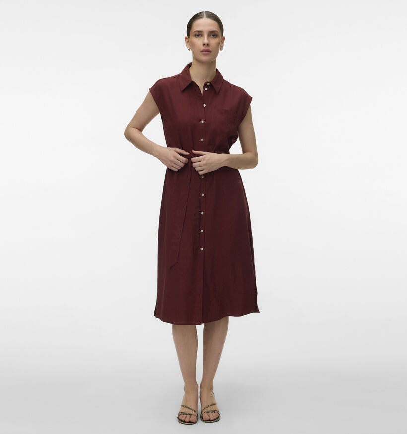 Vero Moda Mymilo Robe en Bordeaux pour femmes (367226)