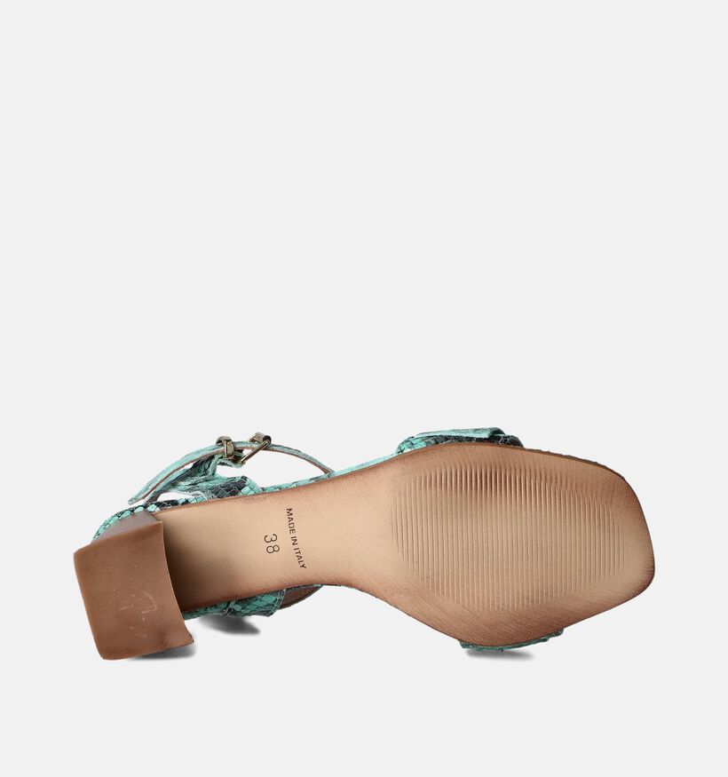 Laurent David Groene Sandalen met hak voor dames (357863)