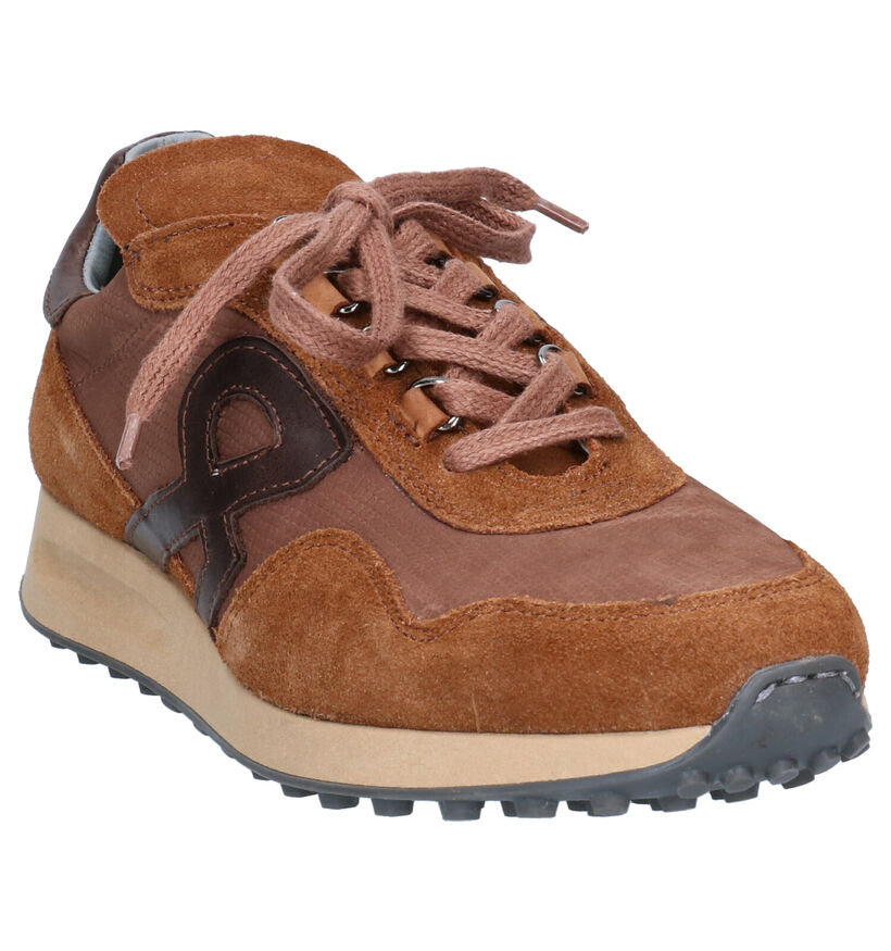 Revolte Jagger Kaki Sneakers in leer (254822)