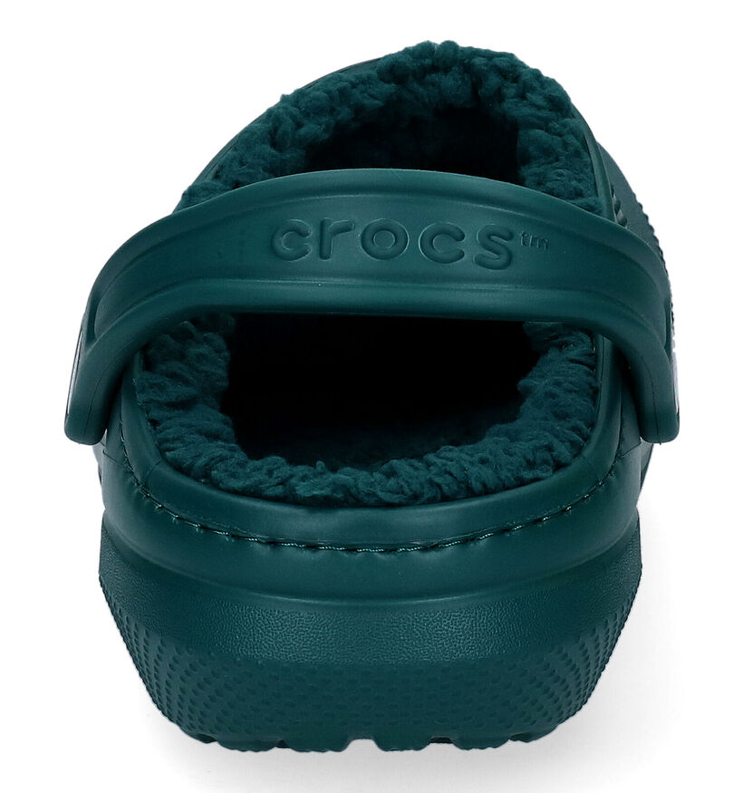 Crocs Classic Fuzz-lined Clog Nu-pieds en Noir pour femmes (298589)