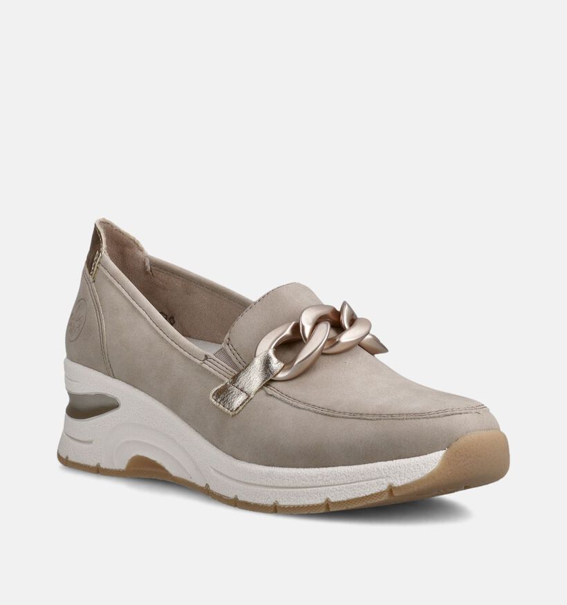 Rieker Loafers en Beige pour femmes (367718) - pour semelles orthop&eacute;diques