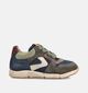 STONES and BONES Coly Baskets basses en Bleu/Vert Kaki pour gar&ccedil;ons (378193) - pour semelles orthop&eacute;diques