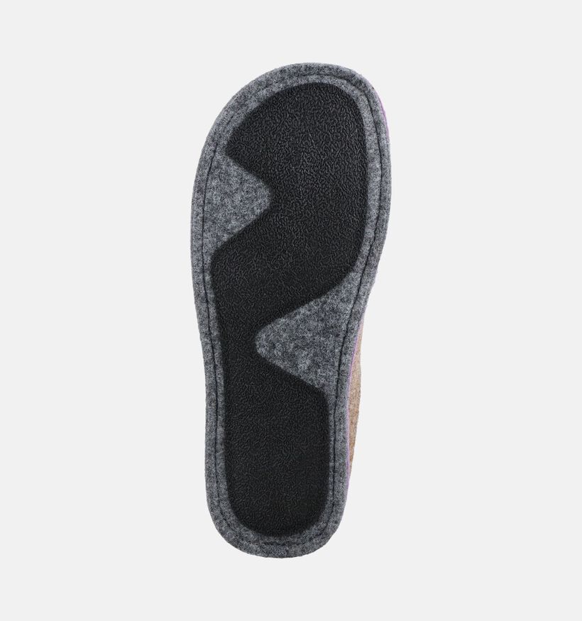 Rohde Lucca Donkerbeige Open Pantoffels voor dames (379801) - geschikt voor steunzolen