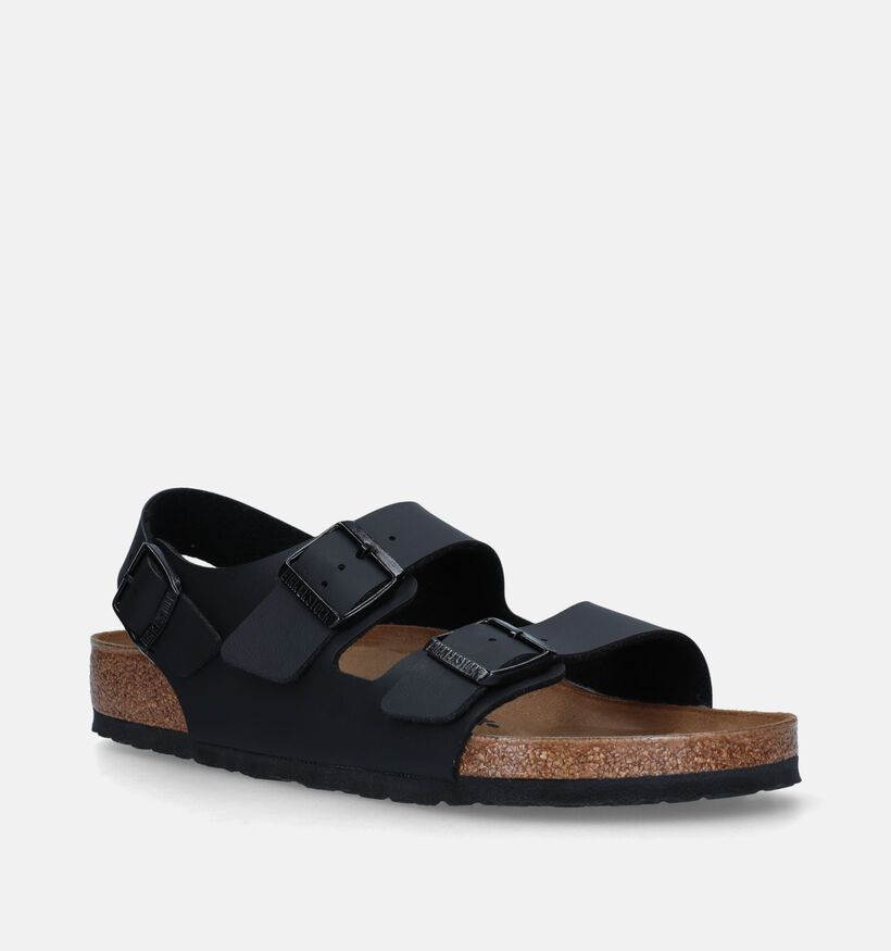 Birkenstock Milano Zwarte Sandalen voor heren (337876)