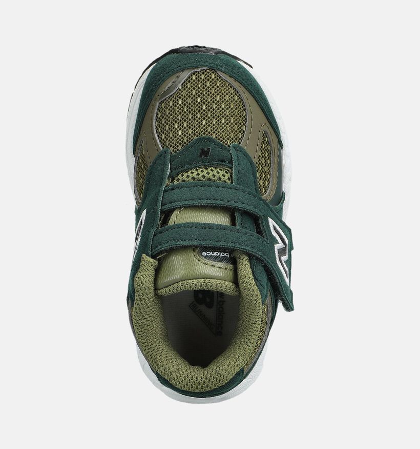 New Balance I2002 Baskets basses en Vert pour gar&ccedil;ons (375258)