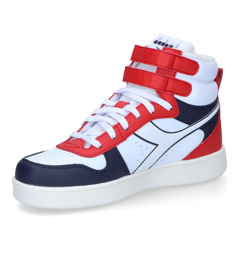 Diadora Magic Basket Mid Witte Sneakers voor jongens (313772)