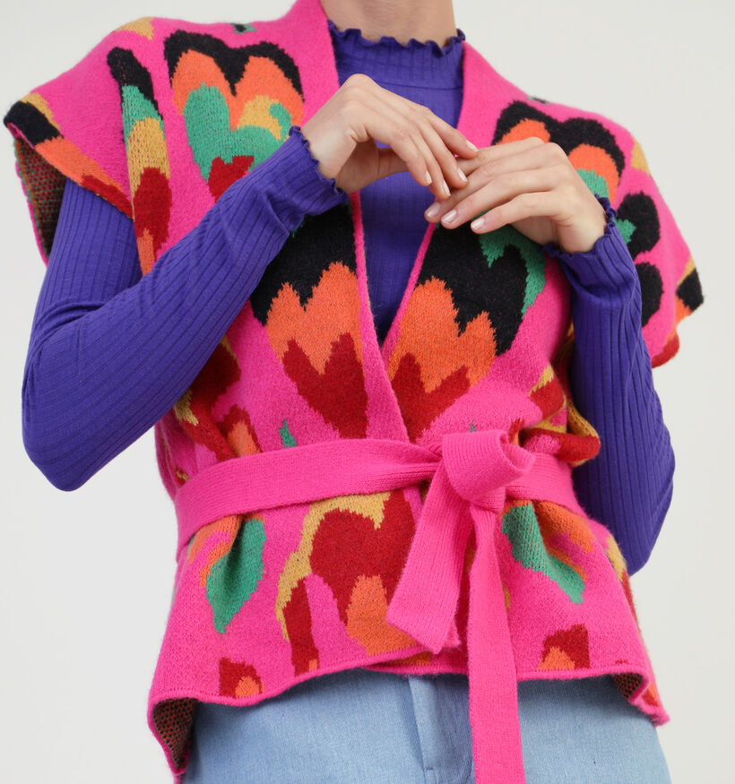 Dolce C.Atlanta Cardigan en Fuchsia (338519)