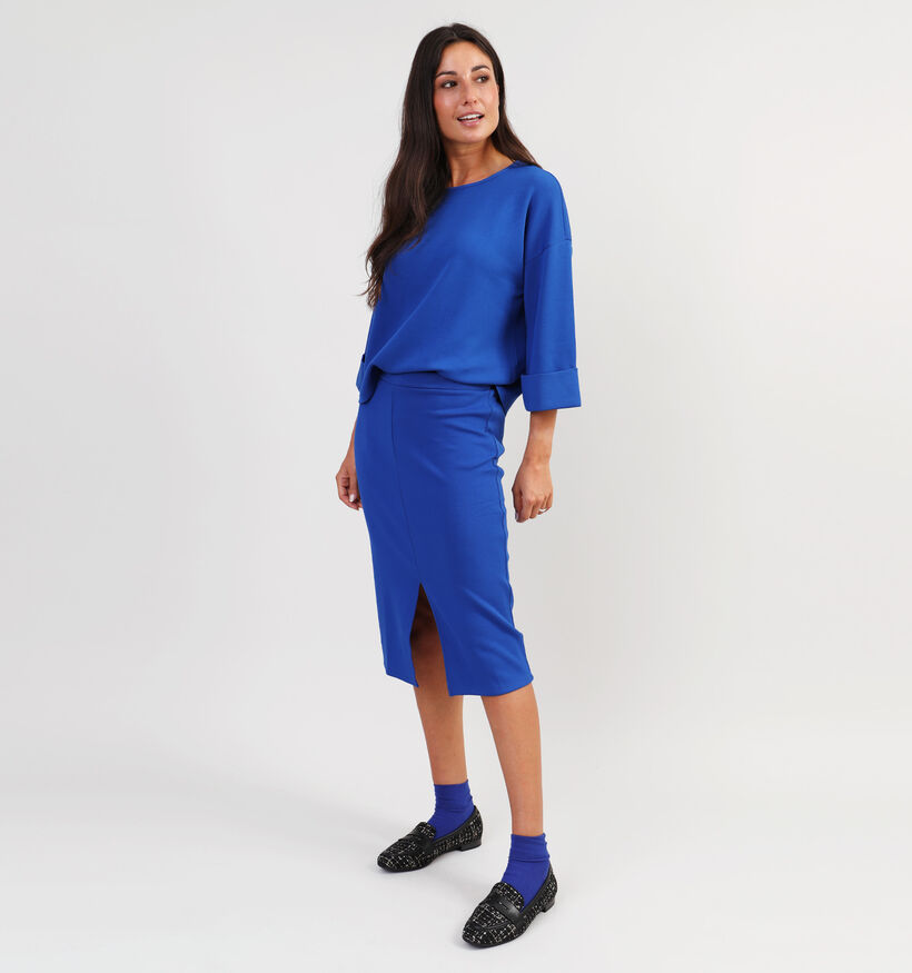 Vero Moda Mocca Jupe Mi-longue en Bleu pour femmes (344080)