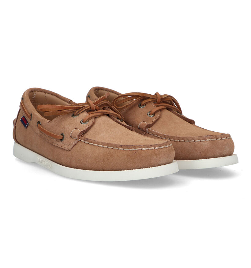 Sebago Dockside Portland Flesh Out Kaki Bootschoenen voor heren (336839)