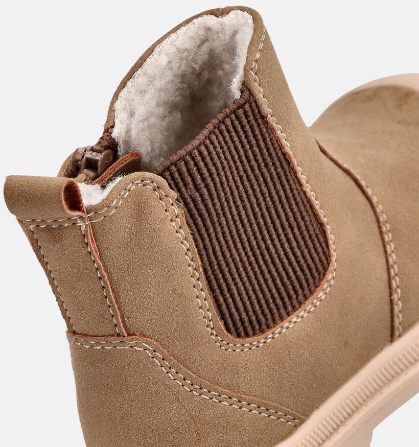 Milo & Mila Bottines Chelsea en Marron pour gar&ccedil;ons (379234)
