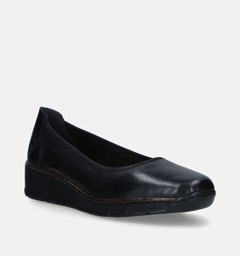 Rieker Chaussures plates Noir