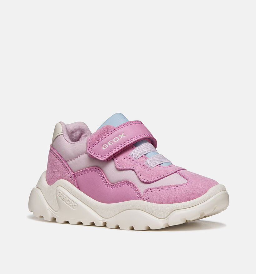 Geox Ciufciuf Roze Babysneakers voor meisjes (377761) - geschikt voor steunzolen