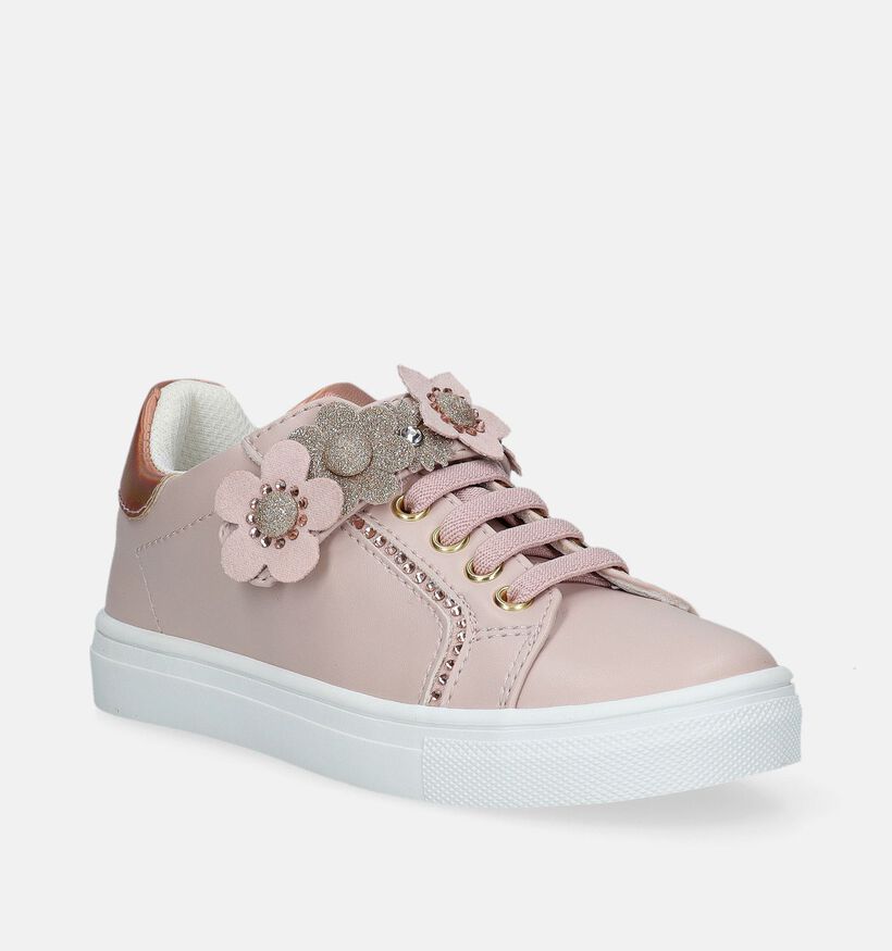 Asso Baskets basses en Rose clair pour filles (338489)