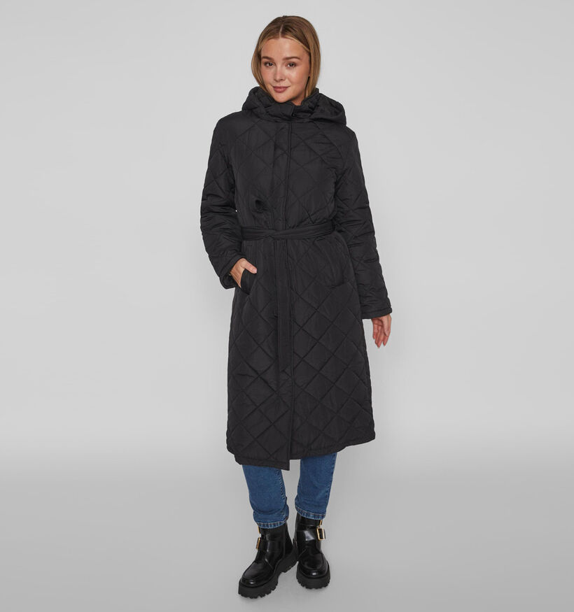 Vila Kante Manteau long en Noir pour femmes (328880)