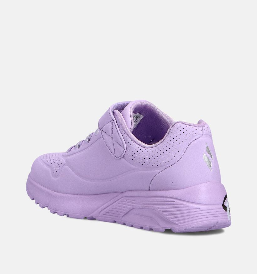 Skechers Uno Lite Love Levitate Baskets basses en Violet pour filles (375707)