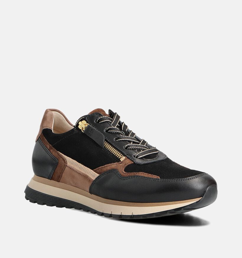 Gabor Chaussures à lacets en Noir pour femmes (360306) - pour semelles orthopédiques