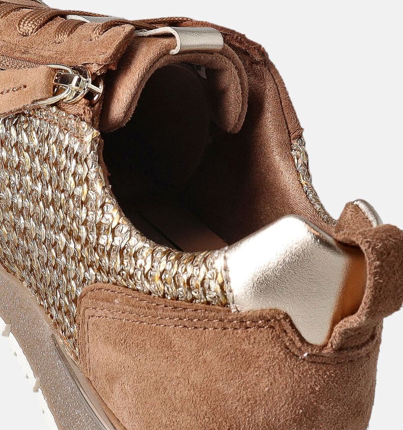 Tamaris Pure Relax Cognac Sneakers voor dames (351589) - geschikt voor steunzolen