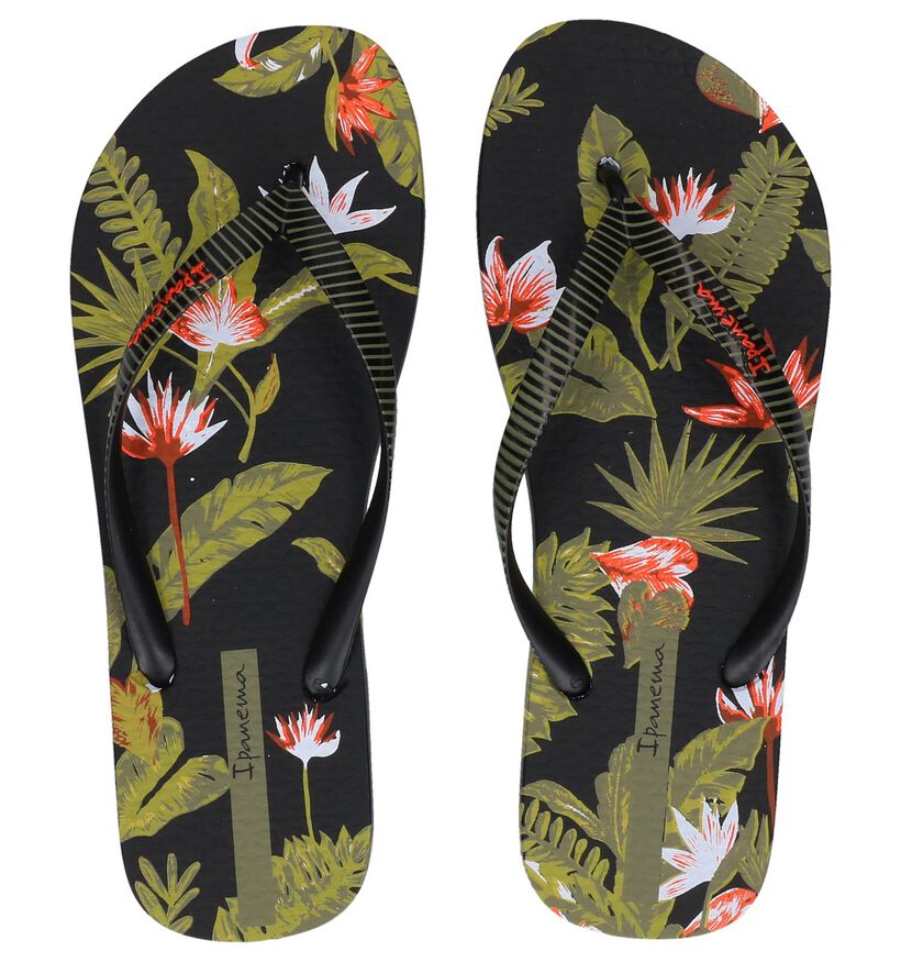 Zwarte Teenslippers Ipanema I Love Tropical in kunststof (246627)