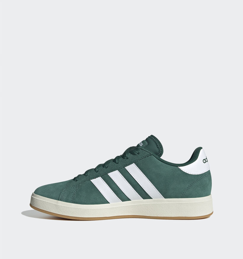 adidas Grand Court Base 00s Baskets en Vert pour garçons, hommes (350122)
