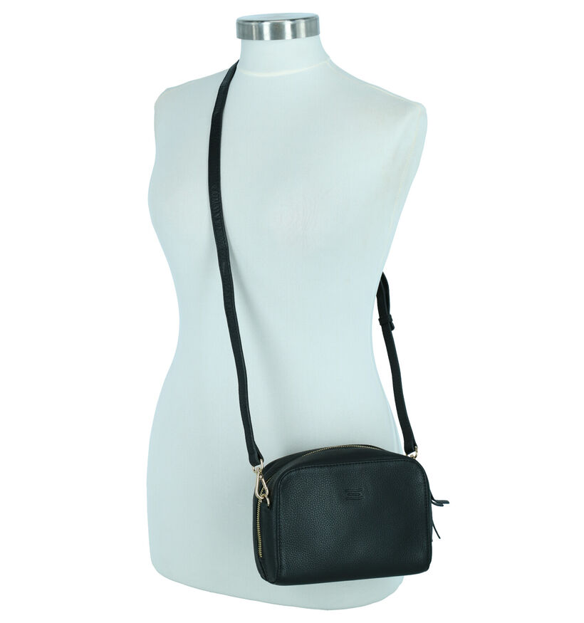 Crinkles Zwarte Crossbody Tas voor dames (324979)