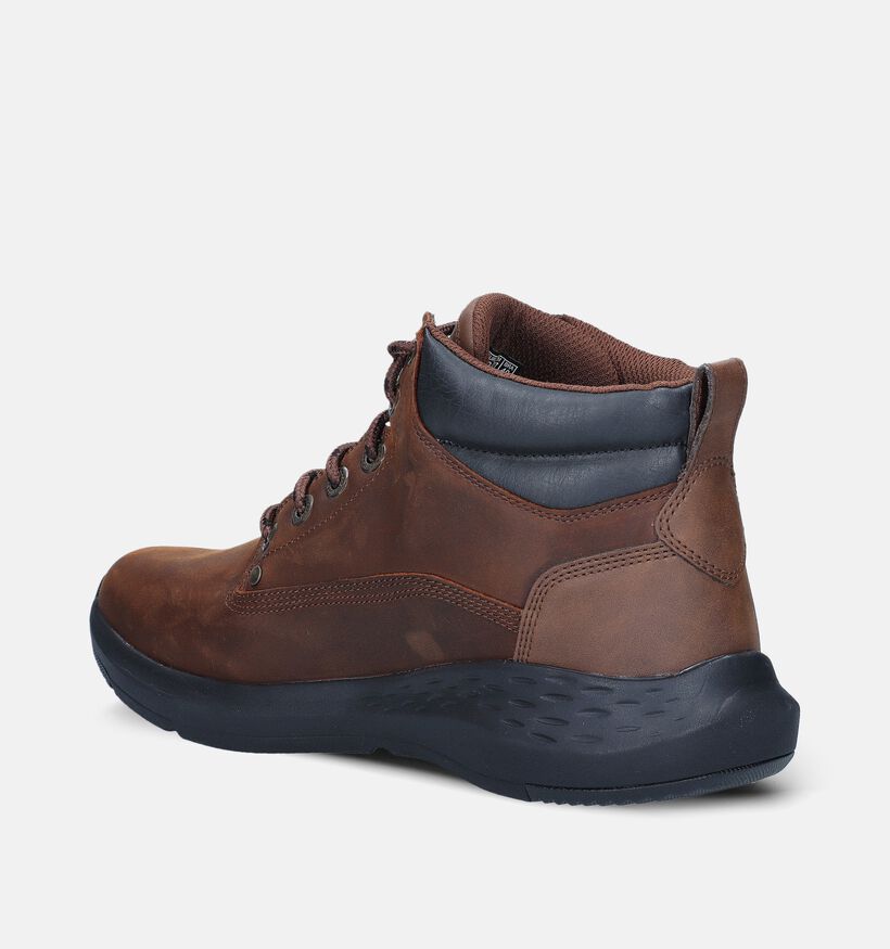 Skechers Parson Ederic Bottines en Cognac pour hommes (345203)