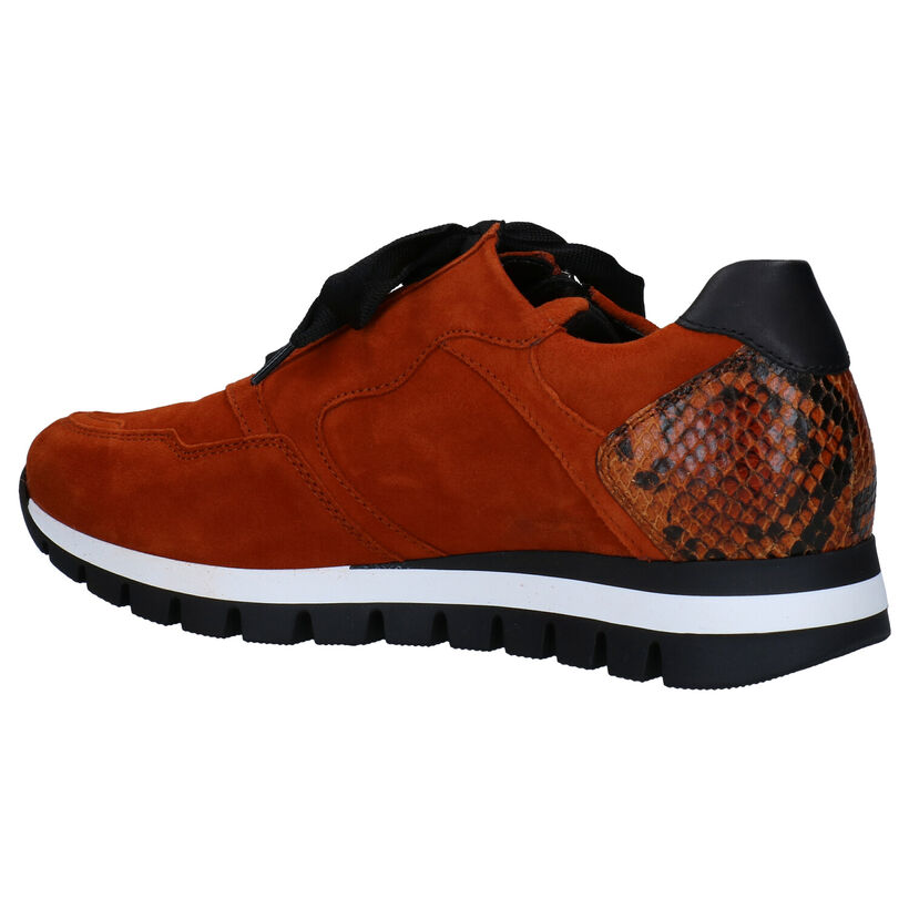 Gabor OptiFit Oranje Veterschoenen in nubuck (282469)