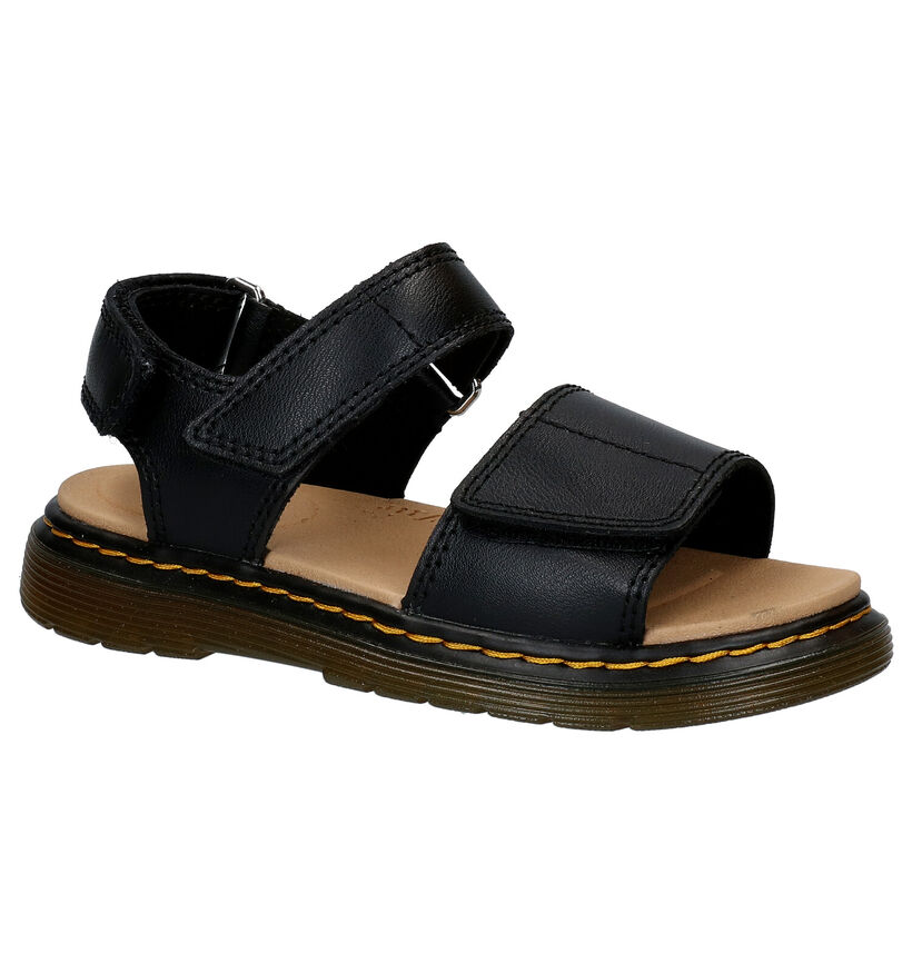 Dr. Martens Romi Zwarte Sandalen in leer (265709)