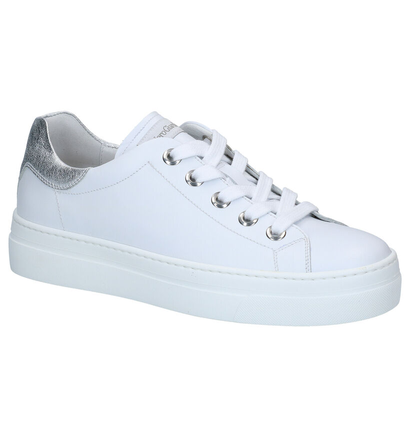 NeroGiardini Chaussures à lacets en Blanc en cuir (290049)