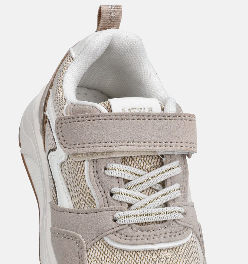 Little David Donkerbeige Schoenen met Elastiek voor meisjes (370778)
