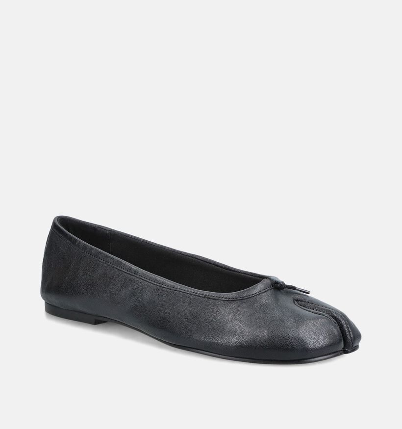 Steve Madden Cipher Ballerines Tabi en Noir pour femmes (388346)