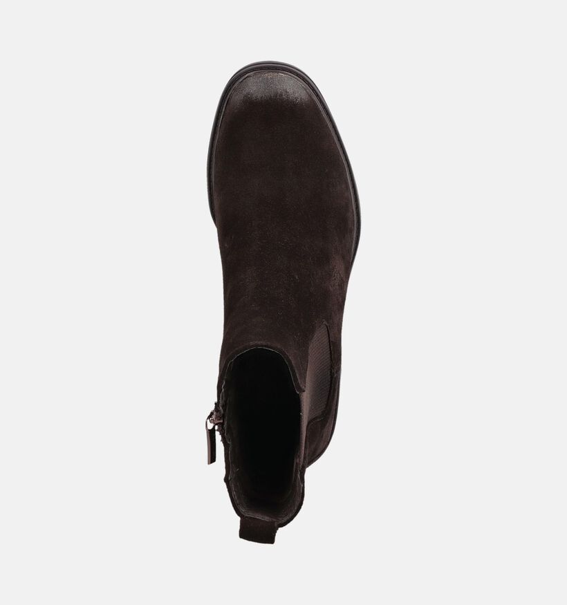 Tamaris Comfort Bottines en Brun fonc&eacute; pour femmes (376351) - pour semelles orthop&eacute;diques