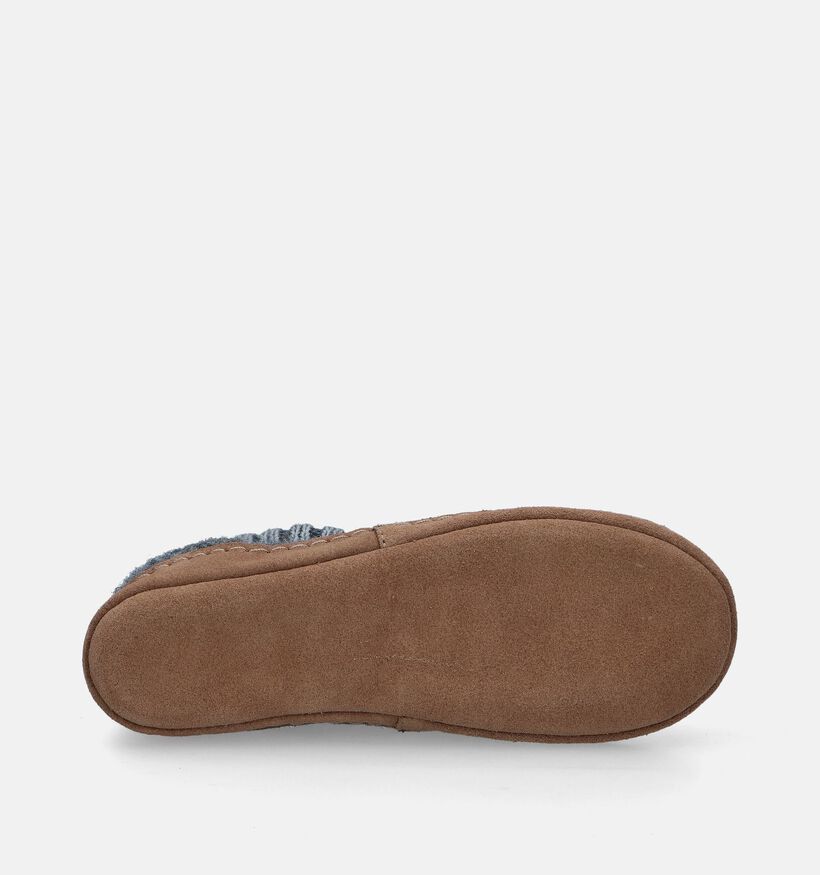 Bergstein Cozy Lux Pantoufles en Gris pour filles, garçons (348787)
