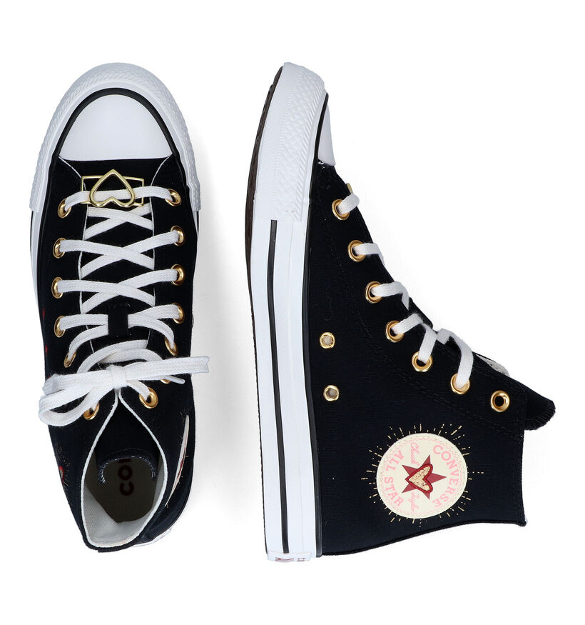Converse CT All Star Hi Baskets en Blanc en textile (317442)
