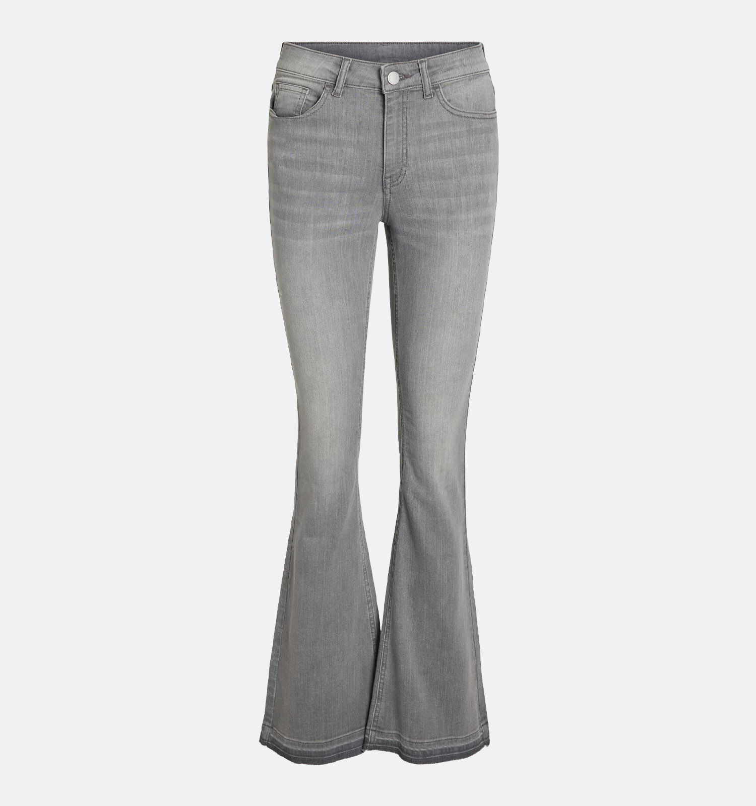Vila Betty Raw Jeans bootcut en Gris Femmes Jeans en ligne sur